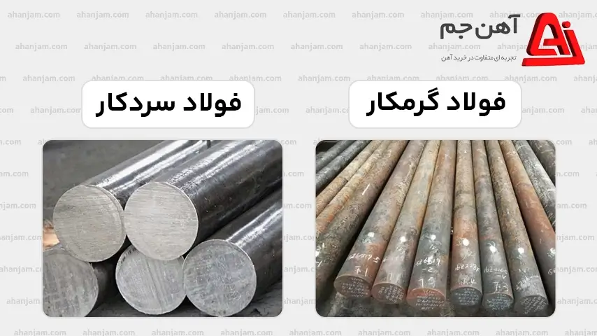تفاوت فولاد سردکار و گرمکار