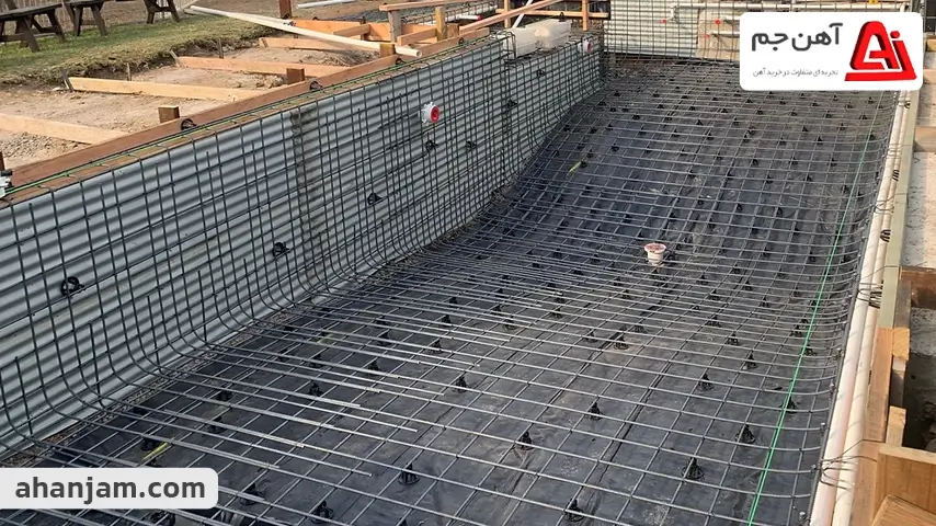 آرماتور بندی استخر